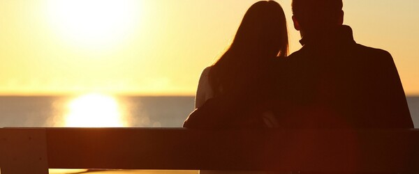 Couple on a bench